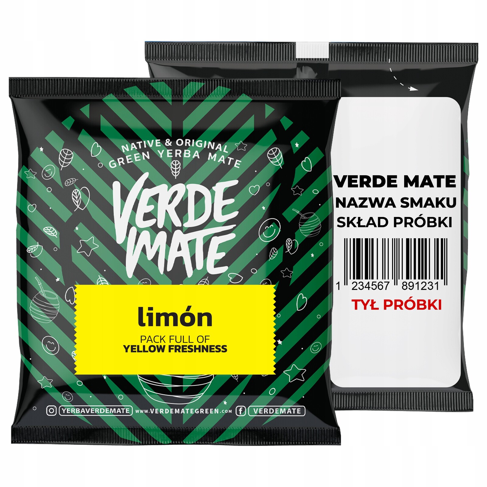 9 x Verde Mate Limon 50 g