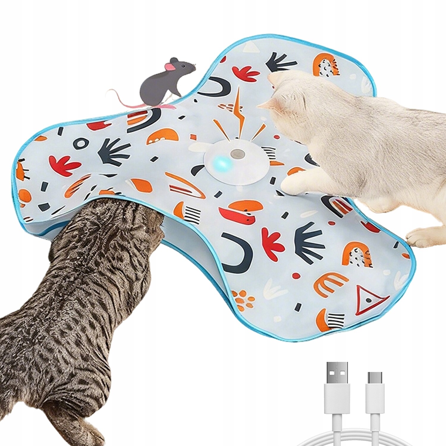 Interaktivní Hračka pro kočky s inteligentním senzorem pohybu a zvukem 3 režimů