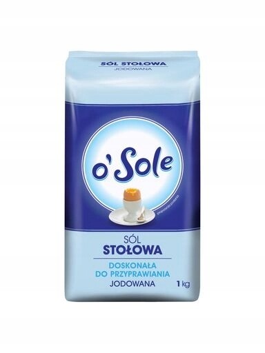 13 x o'Sole Jódovaná stolní sůl 1 kg