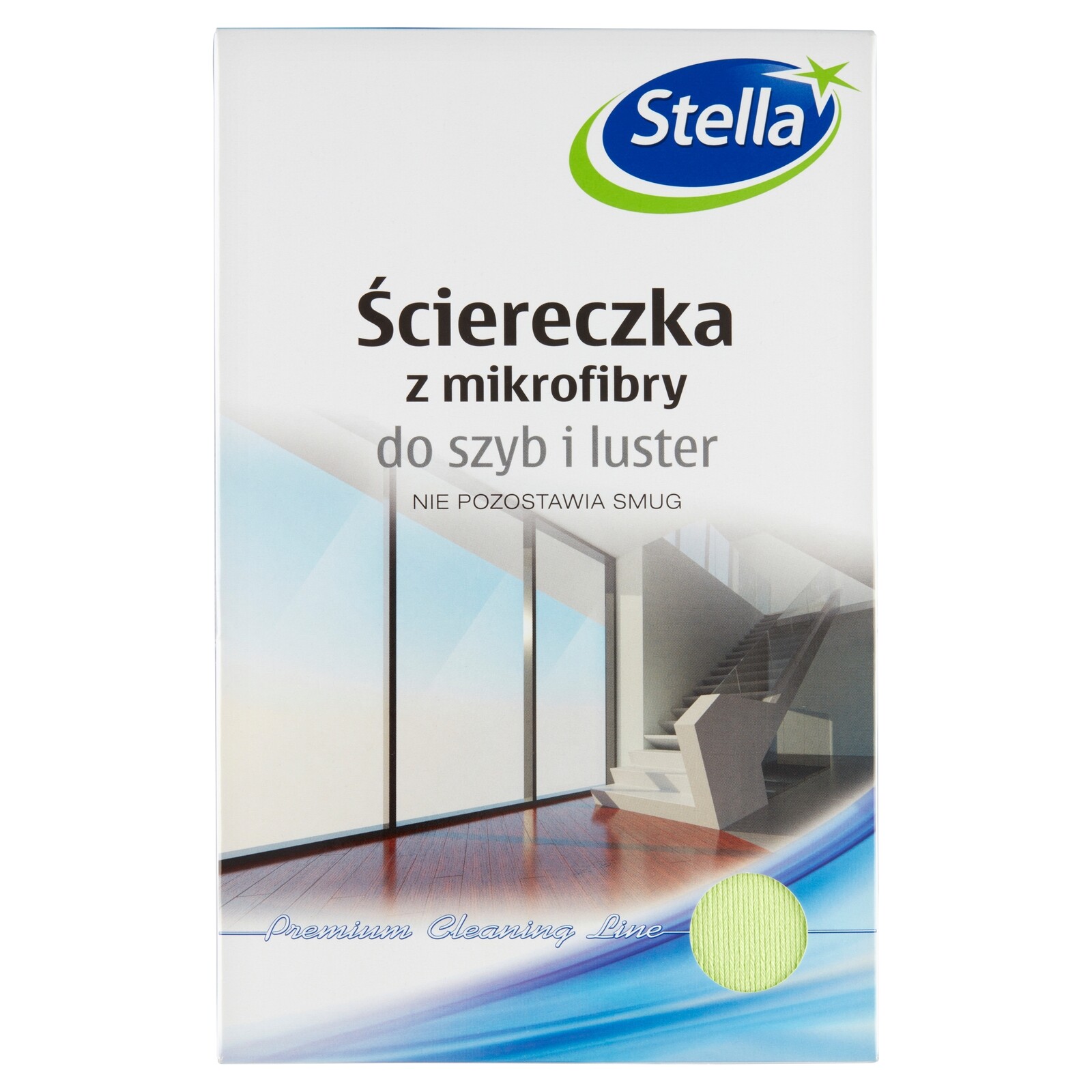 4x Stella Utěrka z mikrovlákna na skla a zrcadla