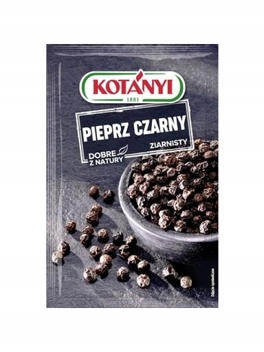 10 x Kotanyi Pepř Černý zrnitý 20 g