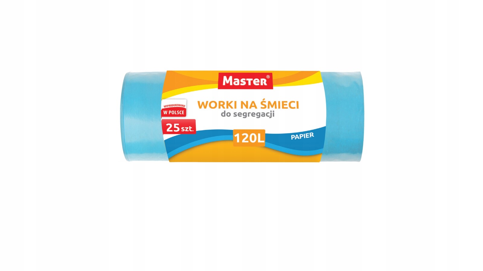 4X Master Pytle na odpadky modré, Ldpe, 120L A’25 S226