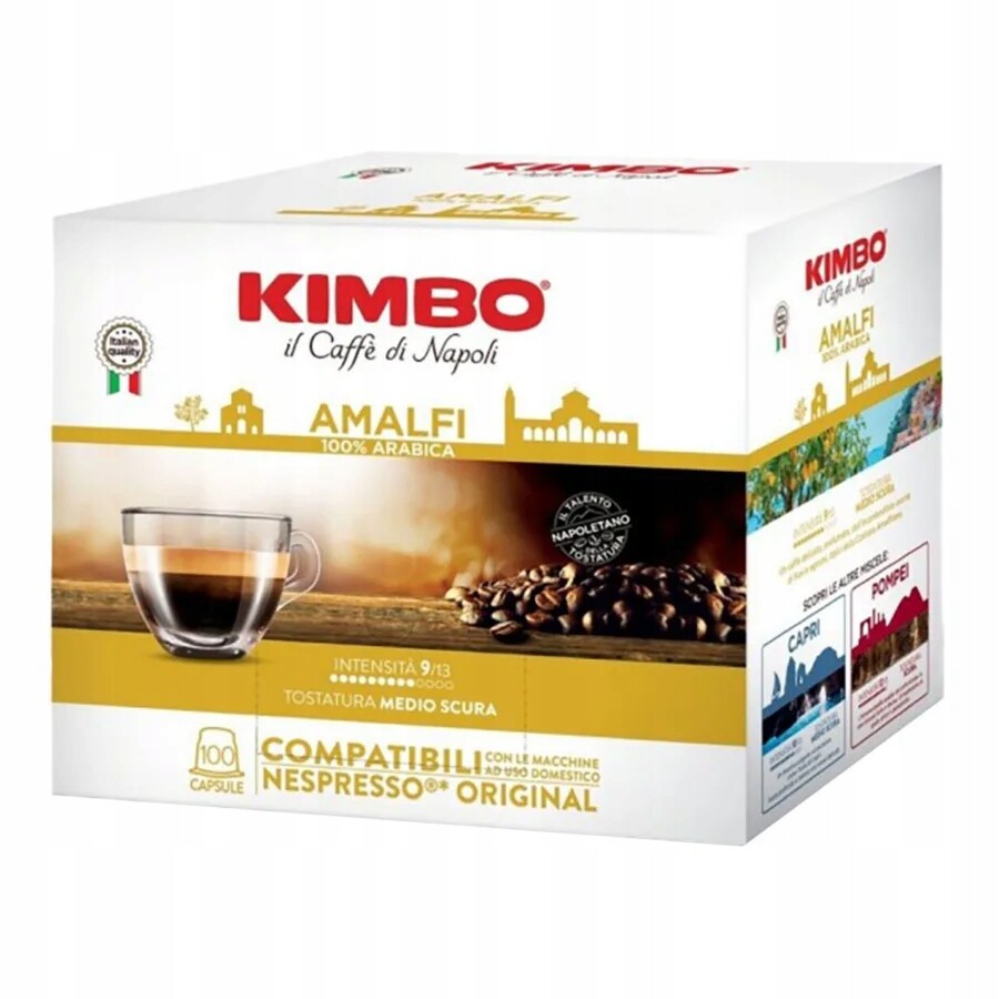 Kimbo Amalfi kapsle pro Nespresso 100 kapslí