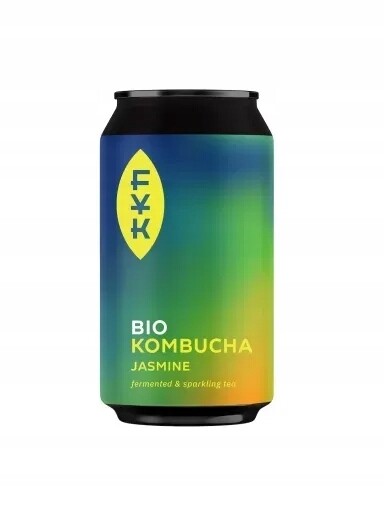 5x Kombucha Čaj Zelený jasmínový bezlepkový Bio 330 ml-Forever Young