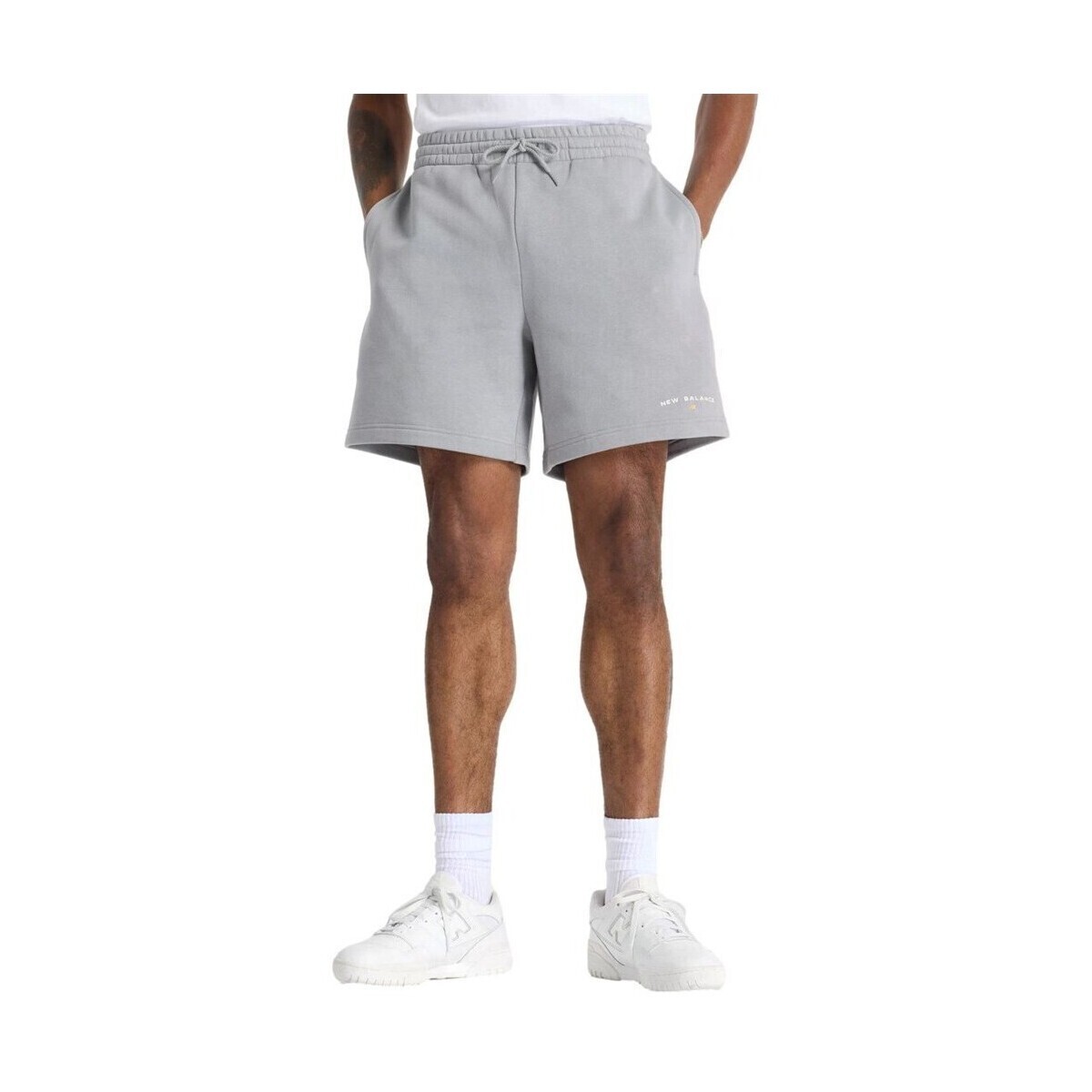 New Balance  Reimagined Fleece Graphic  Šedá