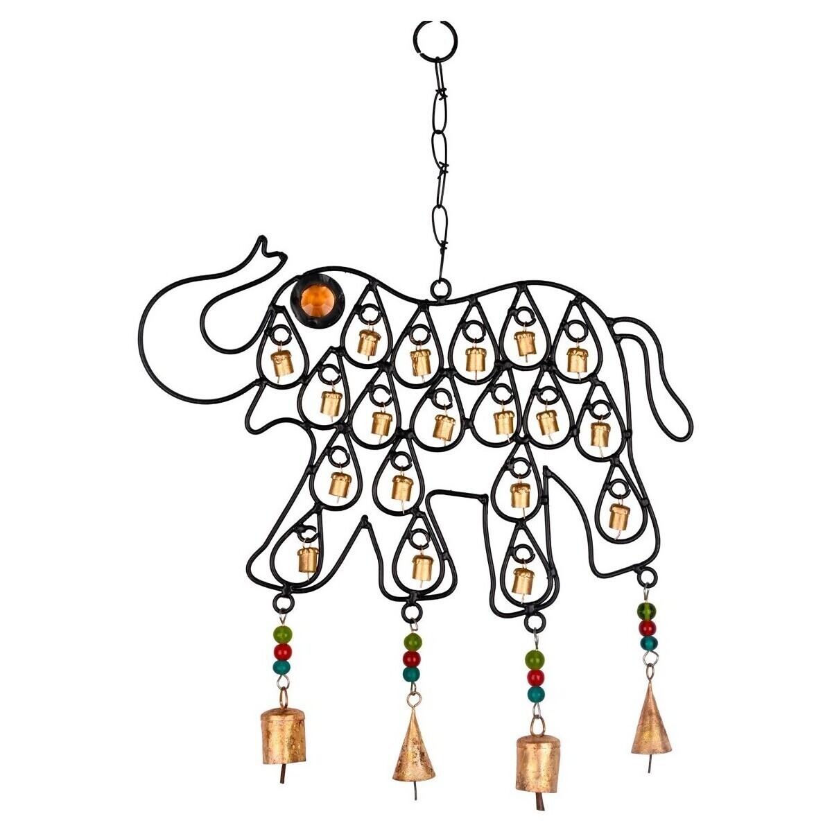 Signes Grimalt Přívěsek Na Zvonek Slona Černá