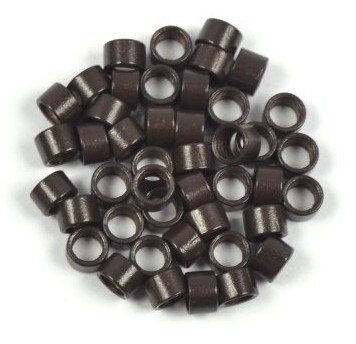 Kroužky micro ring 4,5 mm bez silikonu Barva: tmavě hnědá, Množství: 100 ks