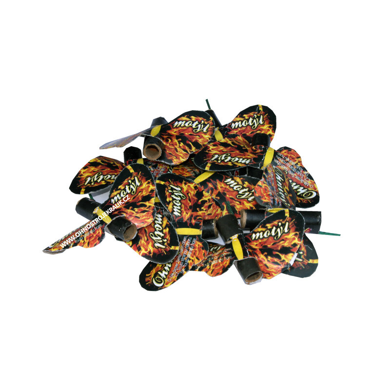 OHNIVÝ MOTÝL 10 ks