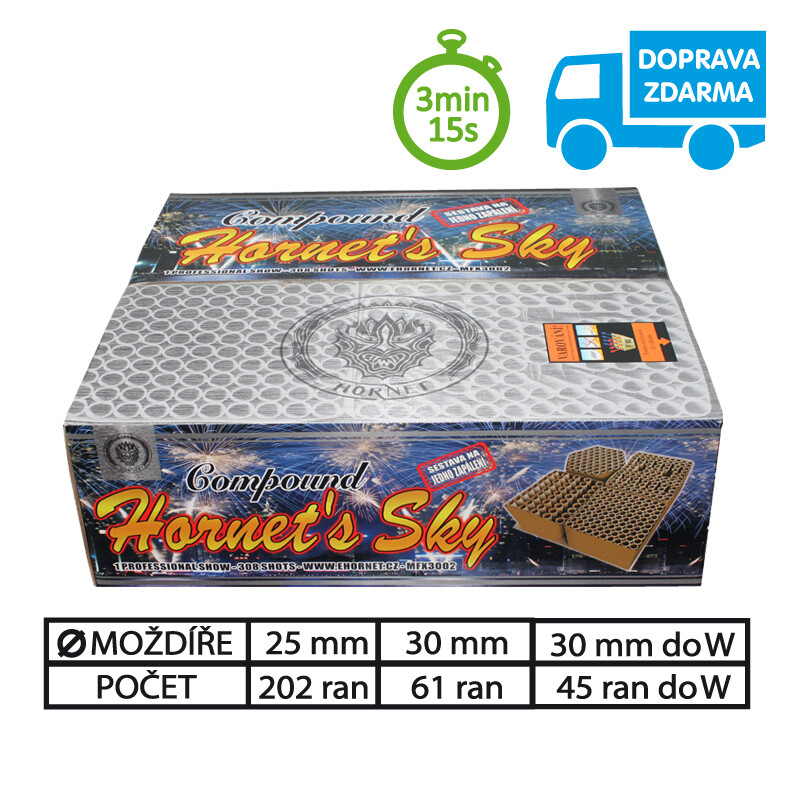 SLOŽENÝ OHŇOSTROJ 308 RAN 25+30 mm