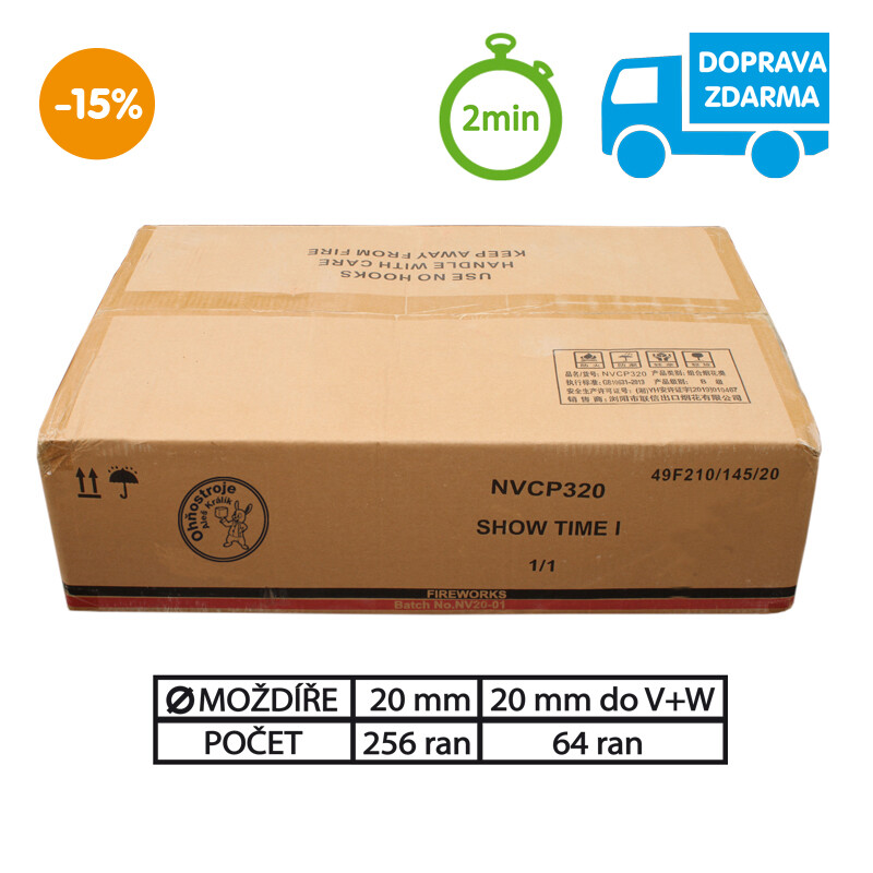 SLOŽENÝ OHŇOSTROJ 320 RAN 20 mm