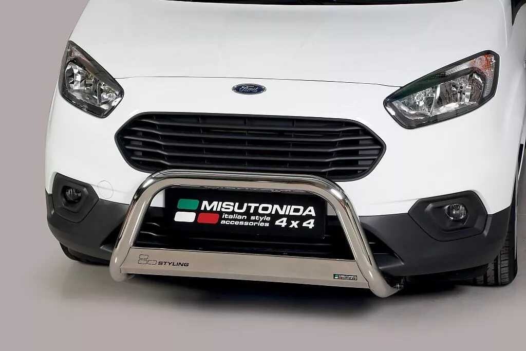 Misutonida Přední ochranný nerez rám FORD Transit Courier  2018/2023