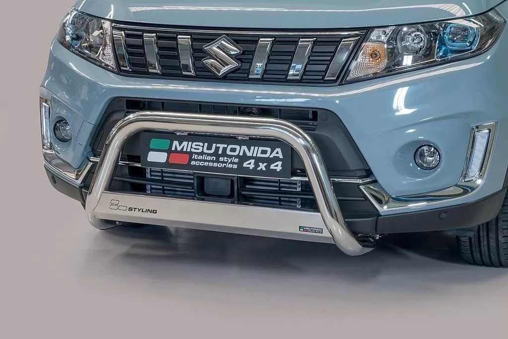 Misutonida Přední ochranný nerez rám SUZUKI Vitara 2019 >
