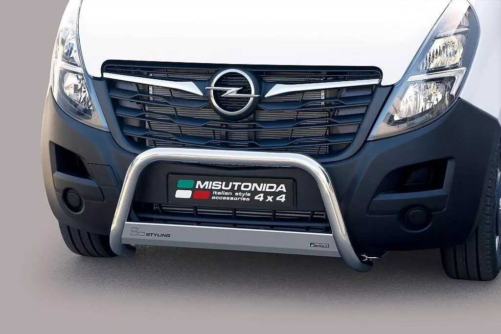 Misutonida Přední ochranný nerez rám OPEL Movano 2020/2021 L3