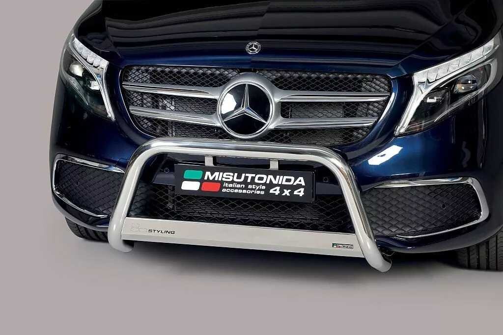 Misutonida Přední ochranný nerez rám MERCEDES Vito 2024 > ? 63