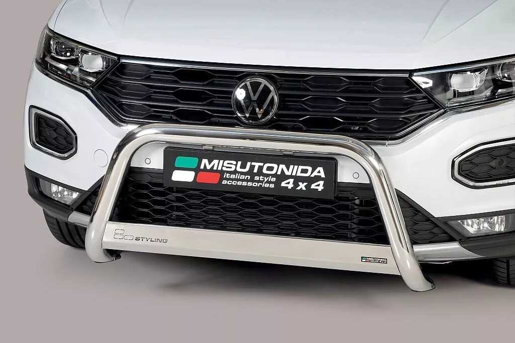 Misutonida Přední ochranný nerez rám VOLKSWAGEN T-ROC 2017>