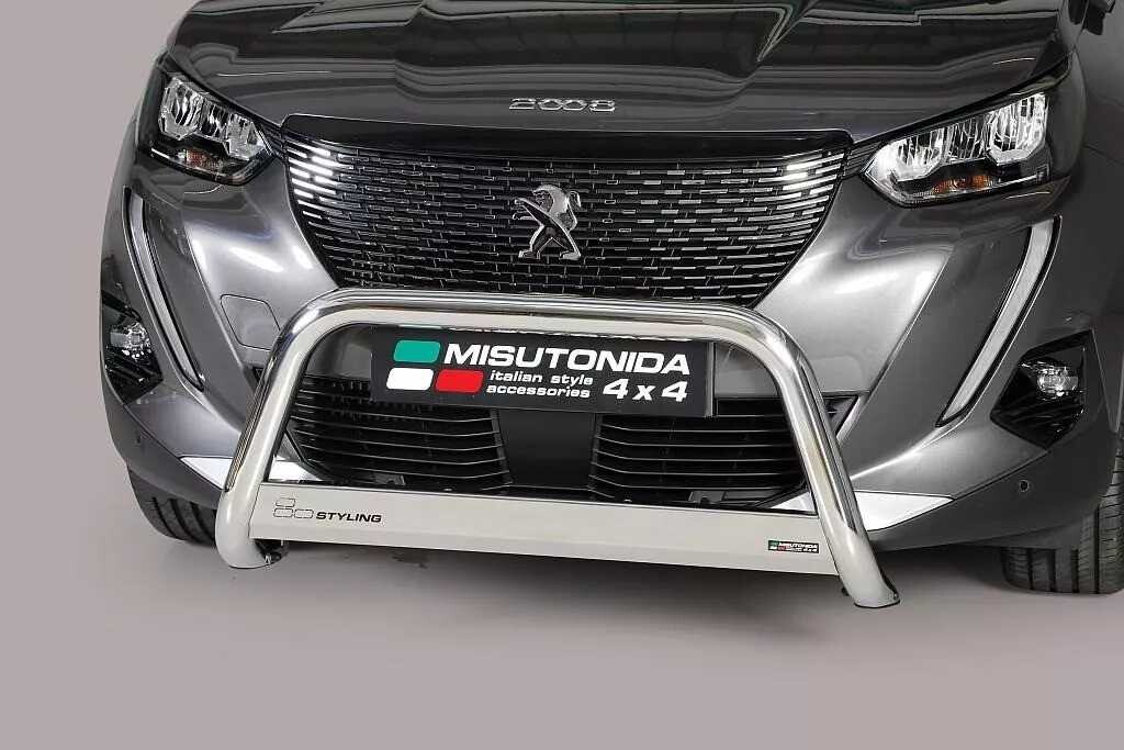 Misutonida Přední ochranný nerez rám PEUGEOT 2008 2020 >