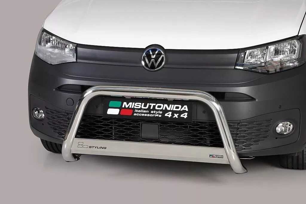Misutonida Přední ochranný nerez rám VOLKSWAGEN Caddy 2021> MAXI LWB? 63