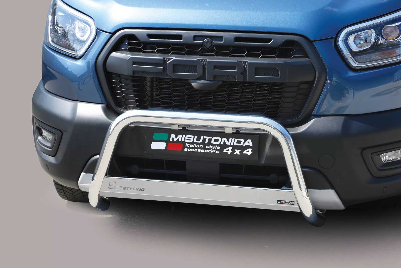 Misutonida Přední ochranný nerez rám FORD Transit 2025 > L2