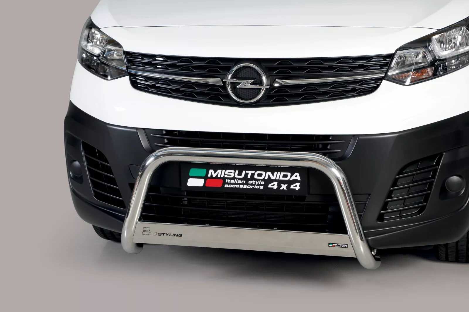 Misutonida Přední ochranný nerez rám OPEL Vivaro 2019 > LWB