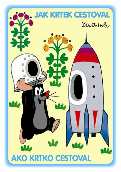 Jak krtek cestoval - omalovánky A5 - Zdeněk Miler