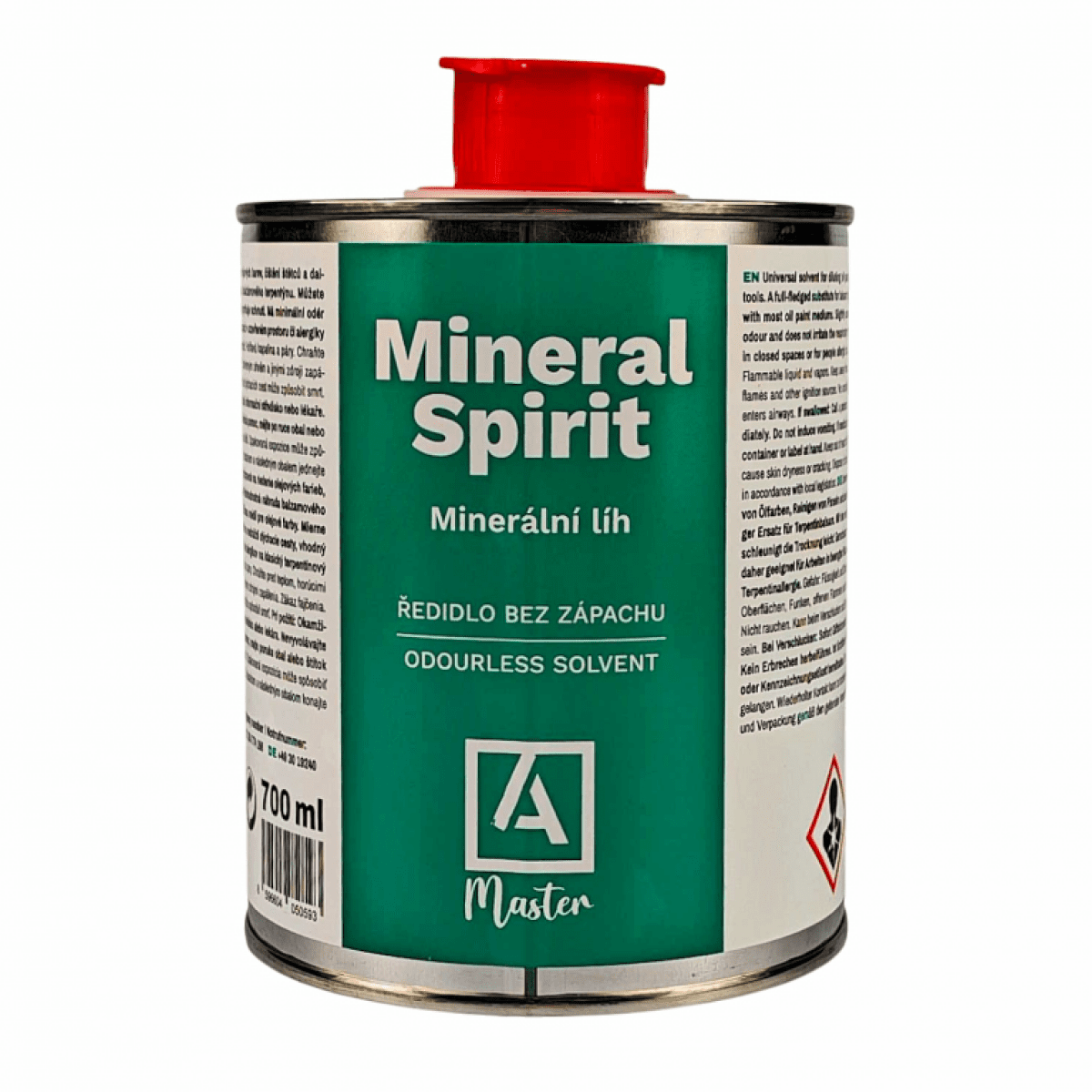 Minerální líh bez zápachu Master 700ml