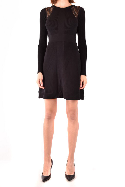 Černé krajkové šaty Pinko