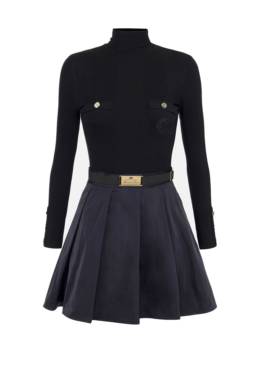 Elisabetta Franchi šaty s rolákem