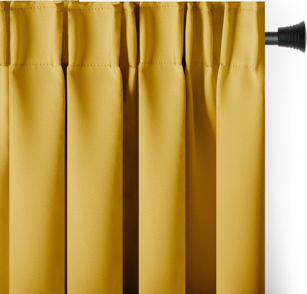 Žlutý dimout závěs 200x245 cm Kierra – Restilo