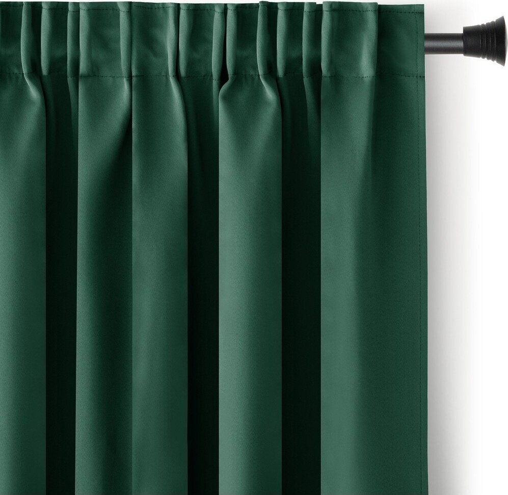 Tmavě zelený dimout závěs 140x175 cm Kierra – Restilo