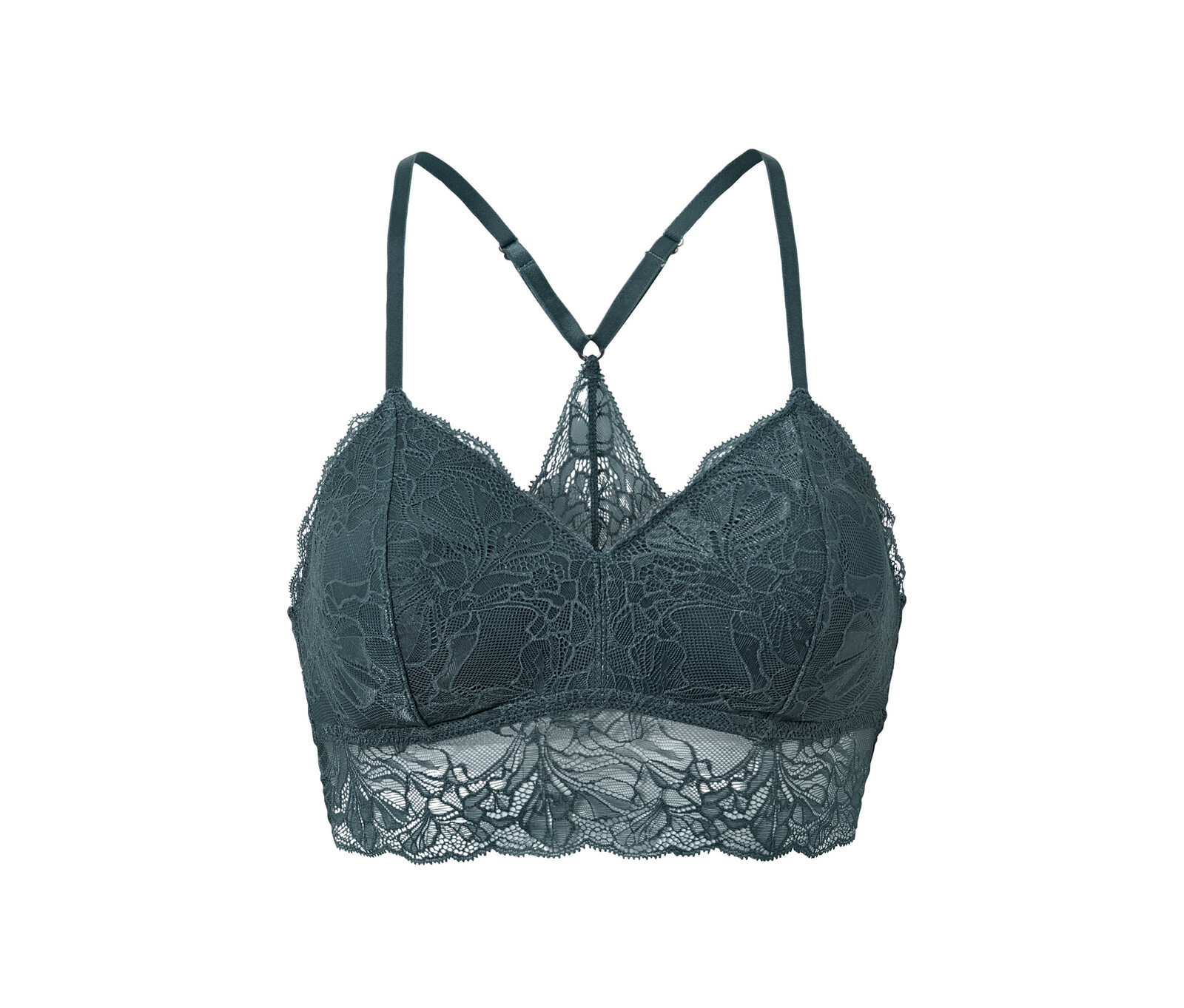 Tchibo - Krajková podprsenka - pro ženy - vel. 40 - barva: zelená
