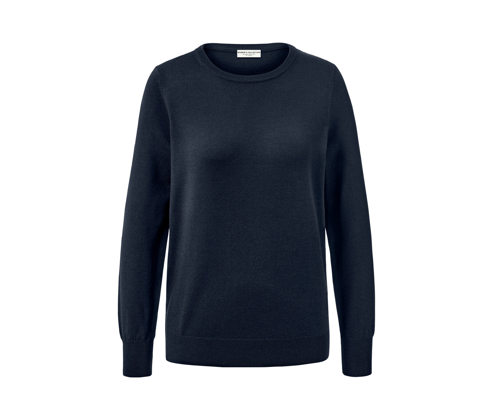 Tchibo - Svetr z jemného úpletu merino - pro ženy - vel. M 40/42 - barva: modrá