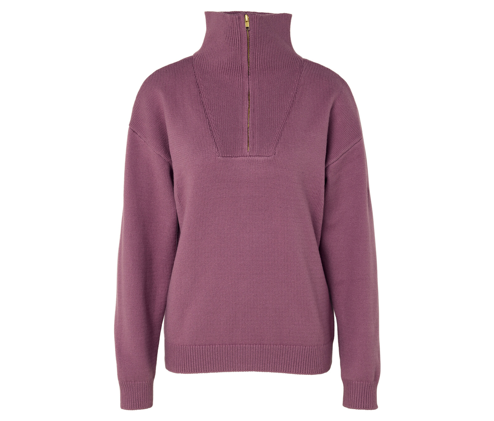 Tchibo - Pletený svetr troyer - pro ženy - vel. S 36/38 - barva: fialová