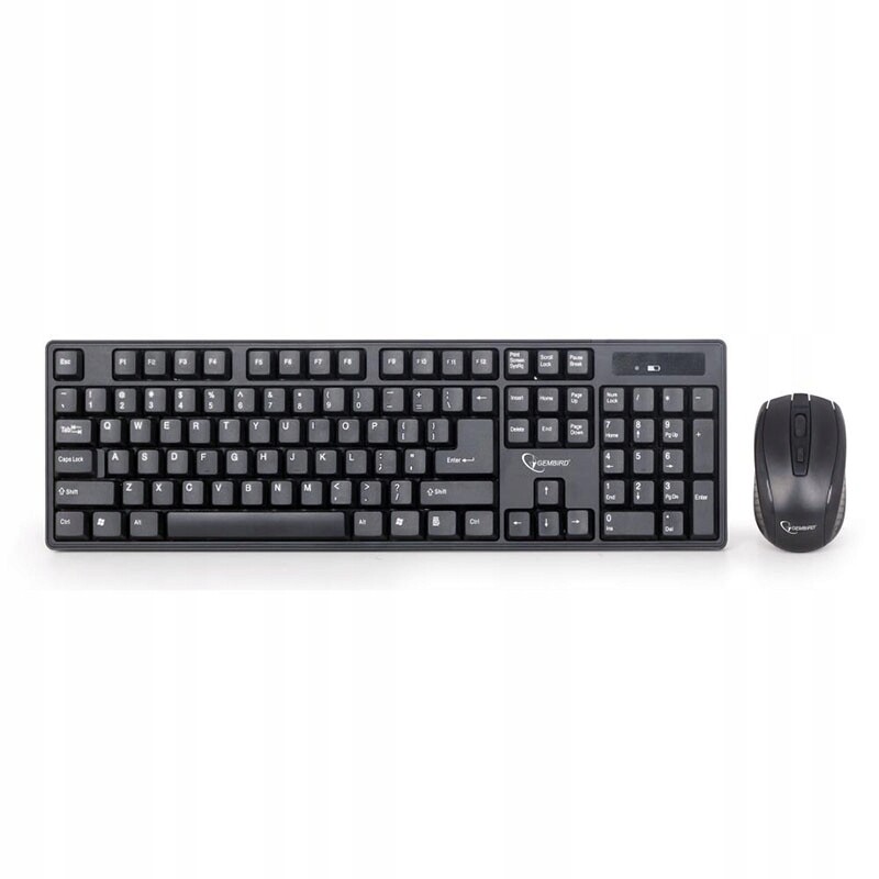 Gembird – sada klávesnice myš (černá)