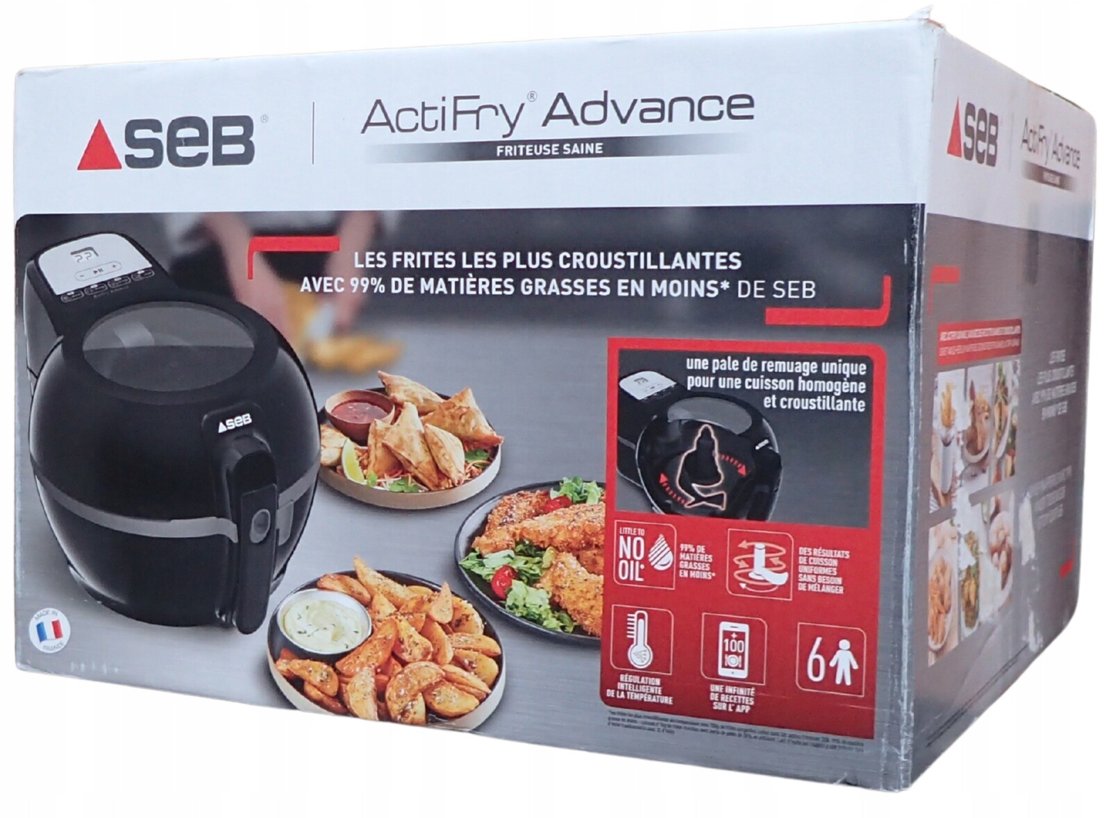 Beztuková fritéza Seb (Tefal) FZ7278 ActiFry Advance Fritéza