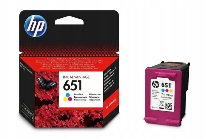 Originální tříbarevný inkoust Hp 651 (C2P11AE)