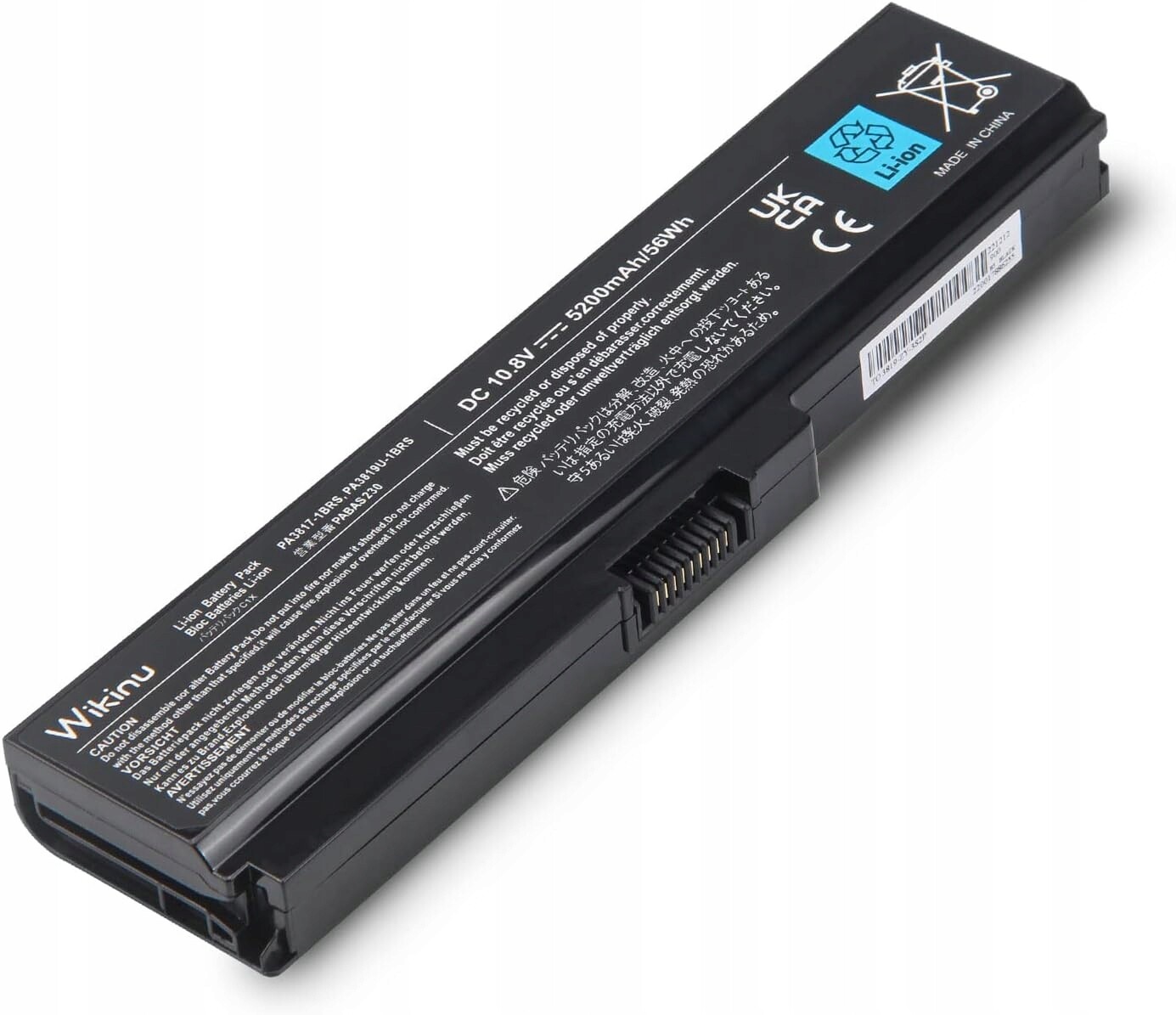 Baterie pro notebook Toshiba Satellite c600 5200mAh PA3817U-1BRS 10.8V 56Wh