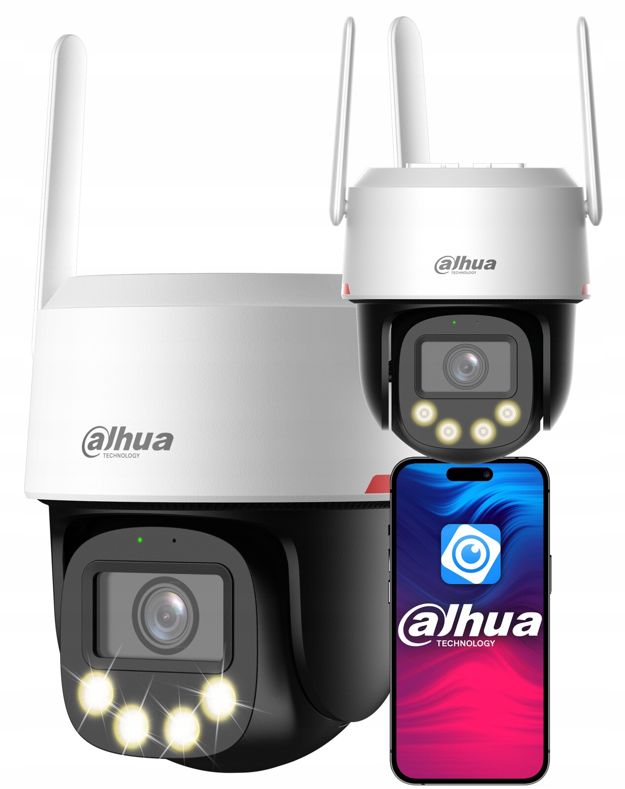 Otočná kamera WiFi 5MPx 3K Dahua P5F-PV-PRO WizColor Venkovní Led Ai