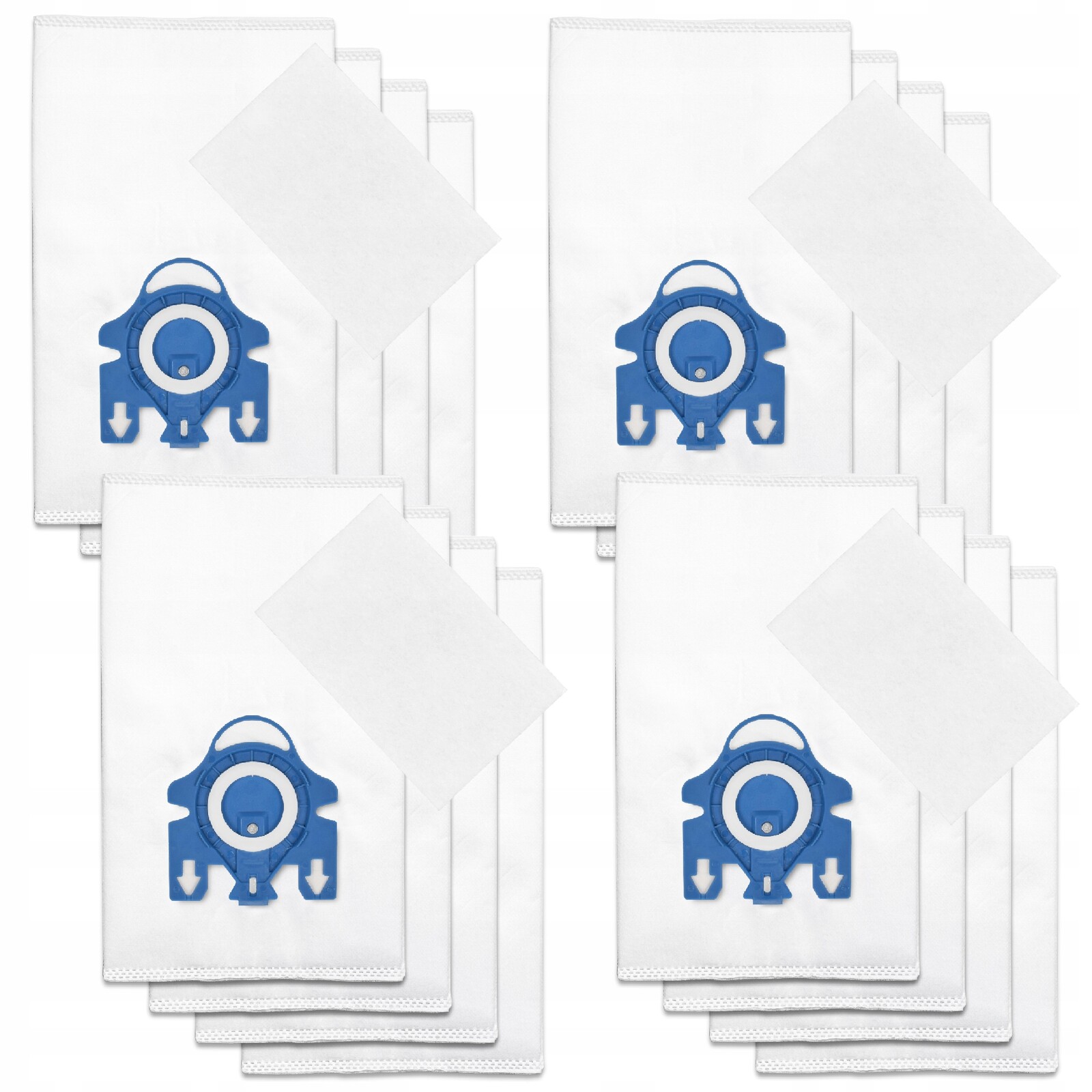 16x Sáčky do vysavače Miele 3D Complete C2 C3 Classic C1 filtry