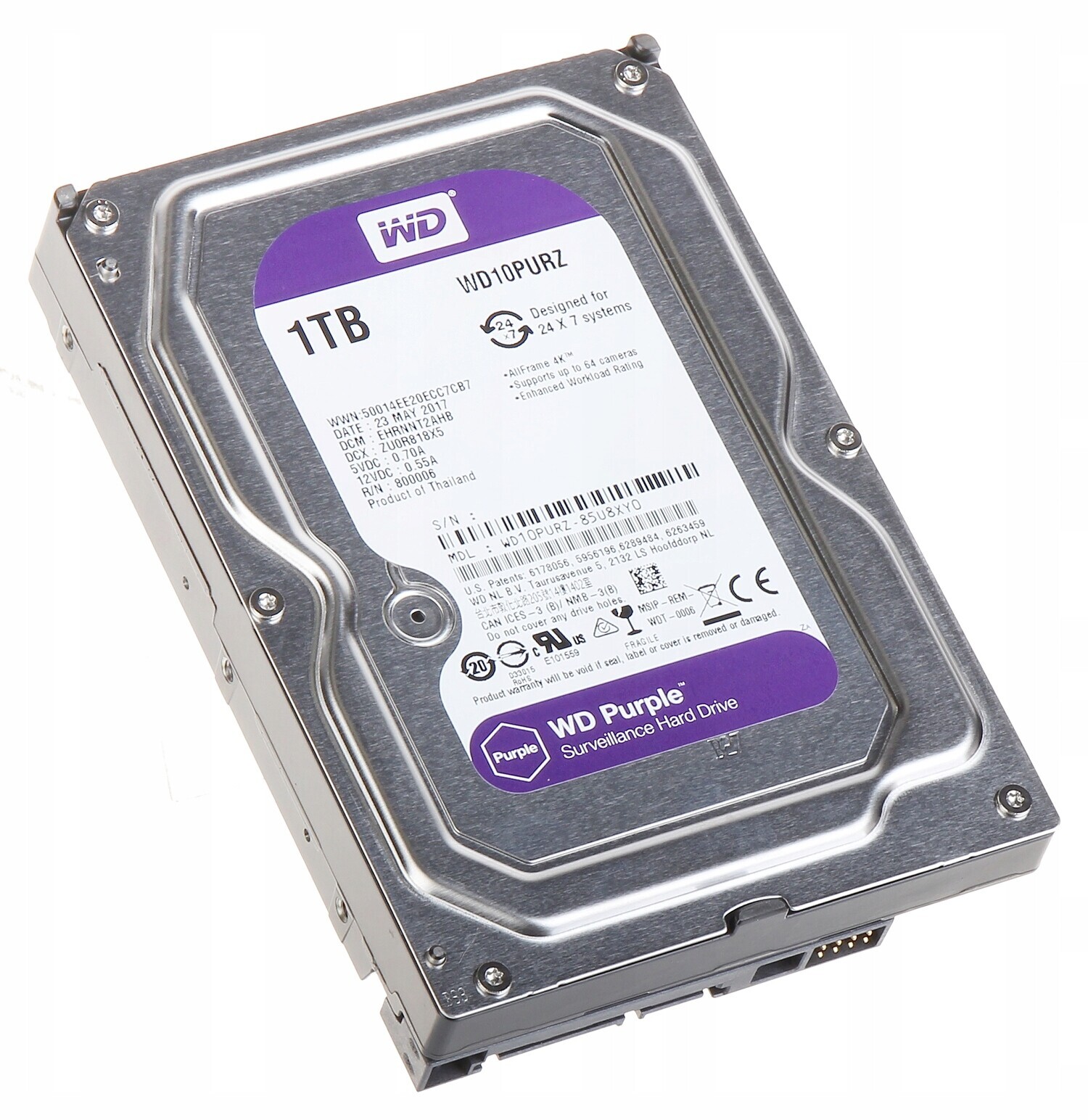 Pevný disk Western Digital Wd Purple WD10PURZ 1TB