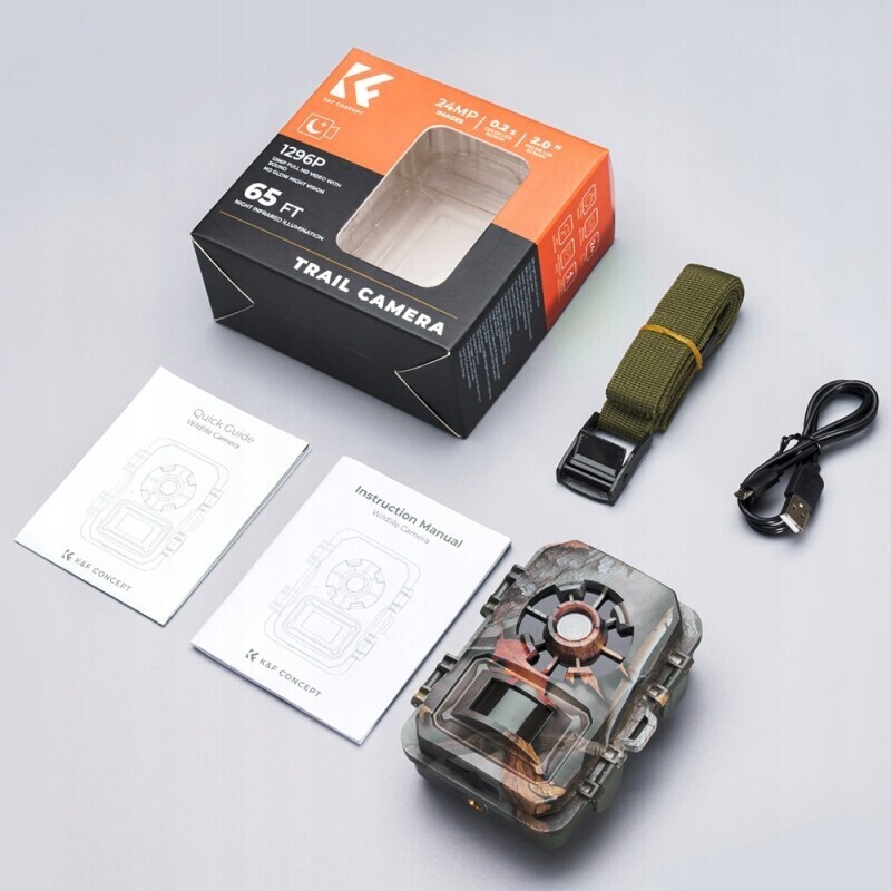 Fotopast K&f Concept A101XS Hd 24MP 1296p Sd