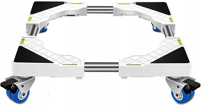 Univerzální podstava pračky s nastavitelnou šířkou, bílá