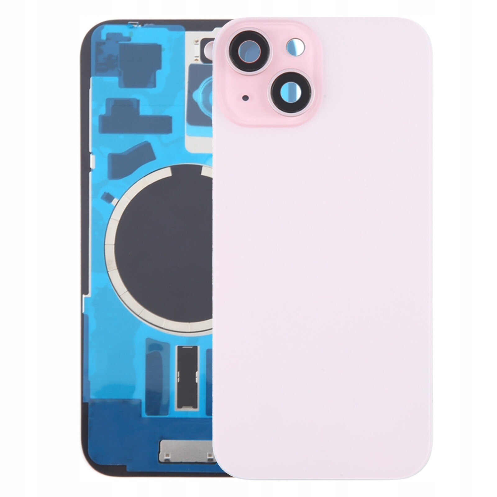 Krytka baterie pro iPhone 15 růžová Zadní Kryt