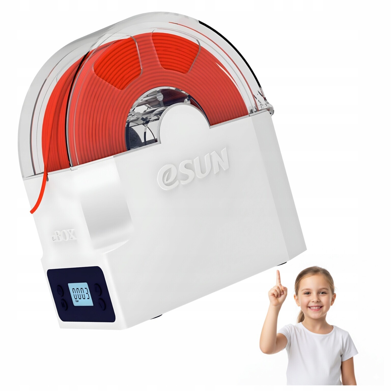 Sušička filamentu Esun eBOX Lite 3D 45- 55°C Filament 1.75 2.85 3.00 mm