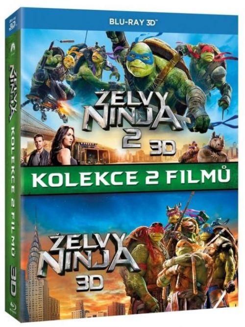 Želvy Ninja 1+2 - kolekce (2D+3D) (3xBLU-RAY)