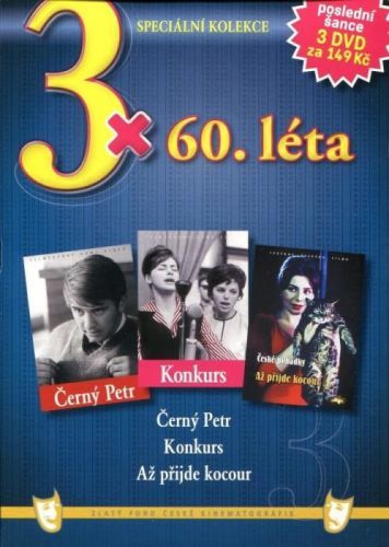 3x60. léta (Černý Petr / Konkurs / Až přijde kocour) - 3DVD