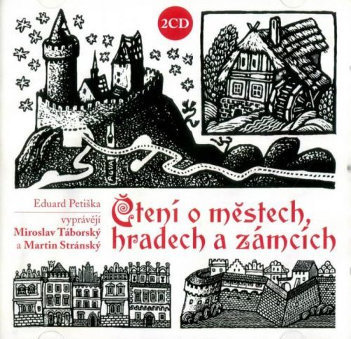 Čtení o městech, hradech a zámcích - Eduard petiška (2 CD) - audiokniha