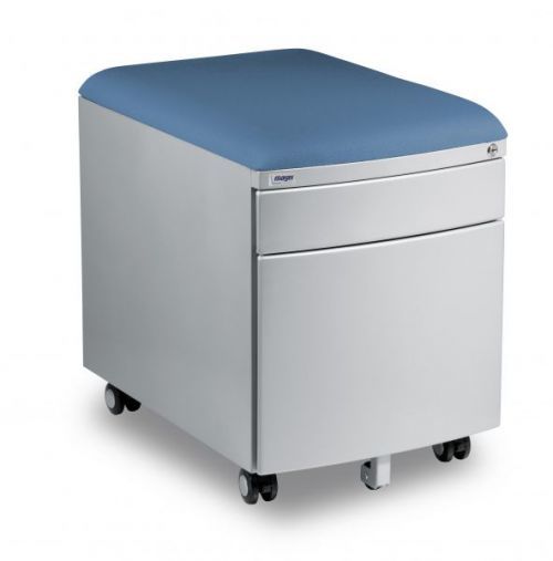 Pojízdný kontejner Mayer 32P8 30 462 — stříbrný, modrý aquaclean