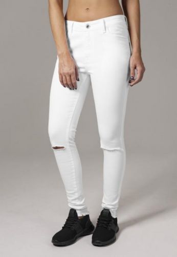 Ladies Cut Knee Pants - white 26