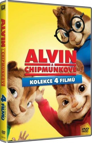 Alvin a Chipmunkové 1-4 - kolekce - 4xDVD