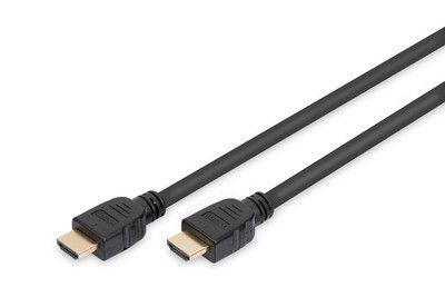 Digitus připojovací kabel HDMI 2.1 Ultra High Speed, typ A M / M, 2,0 m, s Ethernetem, UHD 8K 60p, zlacené konektory, AK-330124-020-S